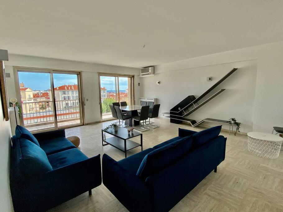 Appartement -300m Palais- Seaview-a/c-wifi-spacieux Cannes